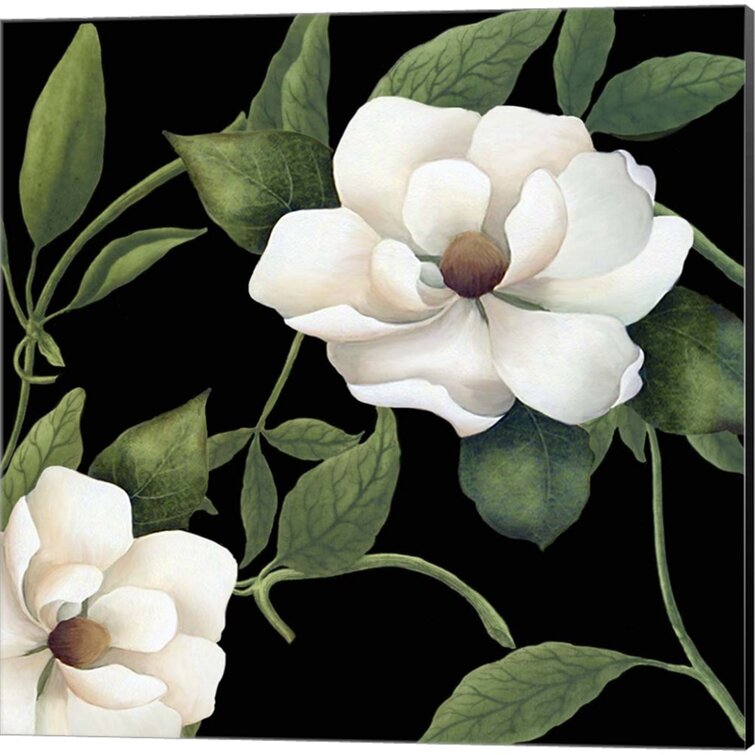 Red Barrel Studio® Sweet Magnolias I & II On Canvas 2 Pieces by Color ...