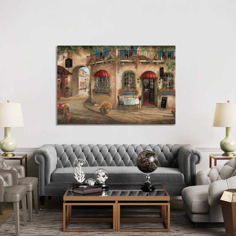 Gino's Pizzaria - Wrapped Canvas Painting, 152.5 cm H x 101.5 cm W