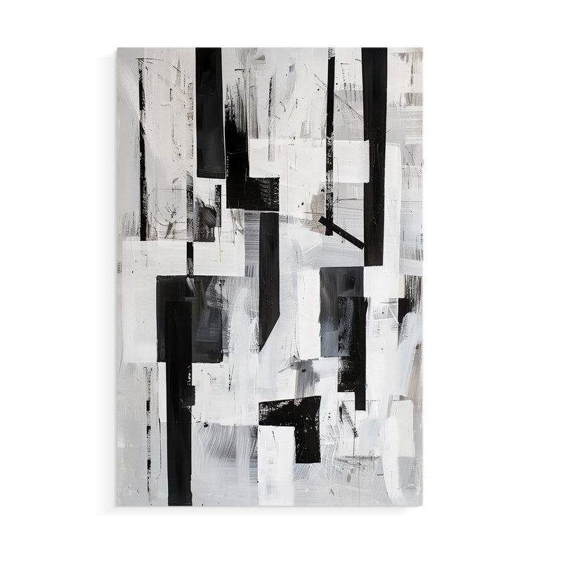 ABSTRACT Series XXIX - Impression sur toile seulement - NON-CADRE, H 27 po x l 18 po