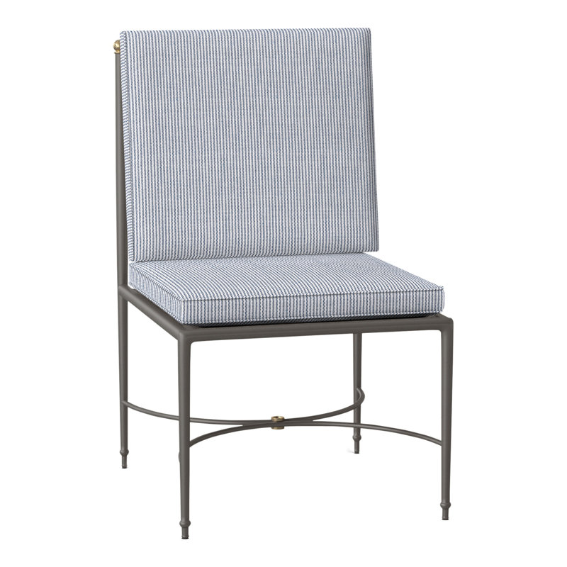 Chaise d'appoint en aluminium Roma - gris ardoise, Welt, Perigold Replay Sea