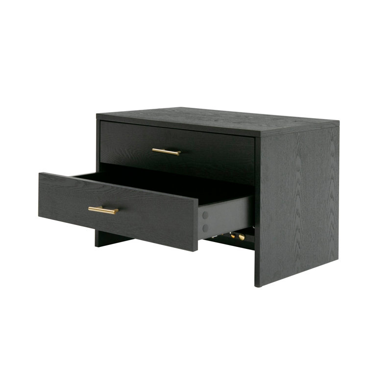Table de chevet 2 tiroirs Sille