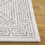 Tapis gris / ivoire en laine / coton touffeté à la main Soho 890-1864339541