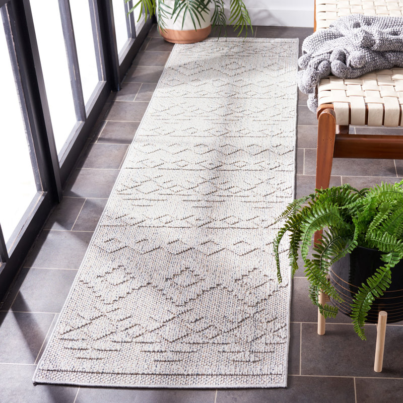 Amrom Southwestern Indoor/Outdoor Area Rug, Runner 2'2" x 8'