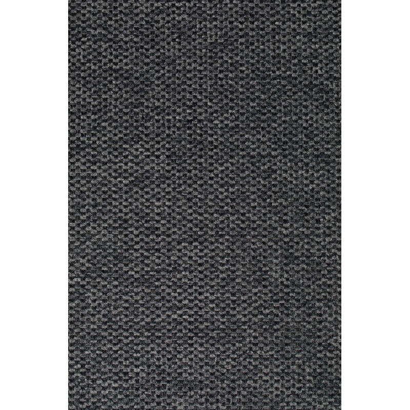Fauteuils de salle à manger Jolien, Gris foncé, Noir