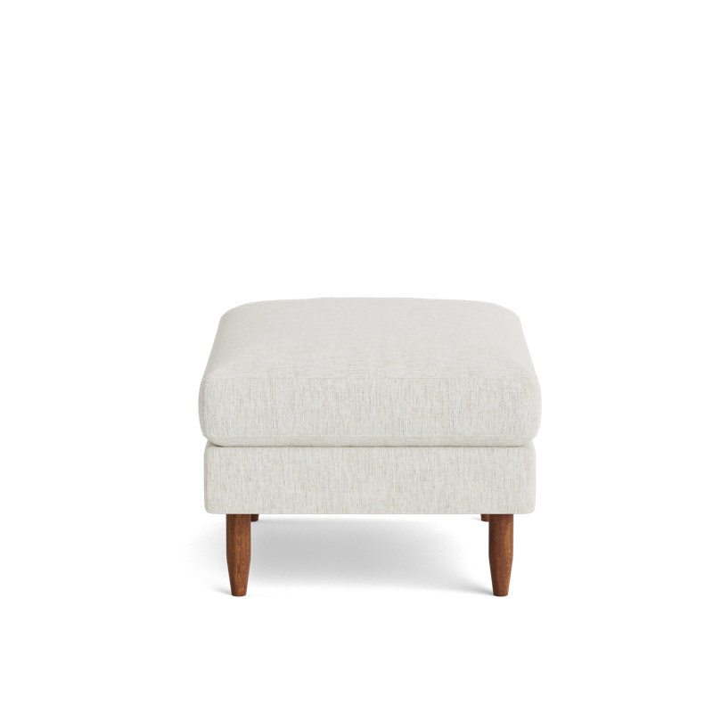 Skinny Fat Ottoman, Performance Weave - Snow