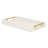 Baidy Hand-Finished Faux Shagreen Rectangular Serving Tray-1194185418