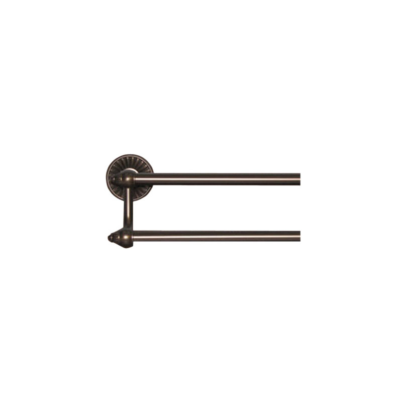 Tuscany Bath Double 32 1/2" Wall Mounted  Towel Bar, Oiled Rubbed Bronze