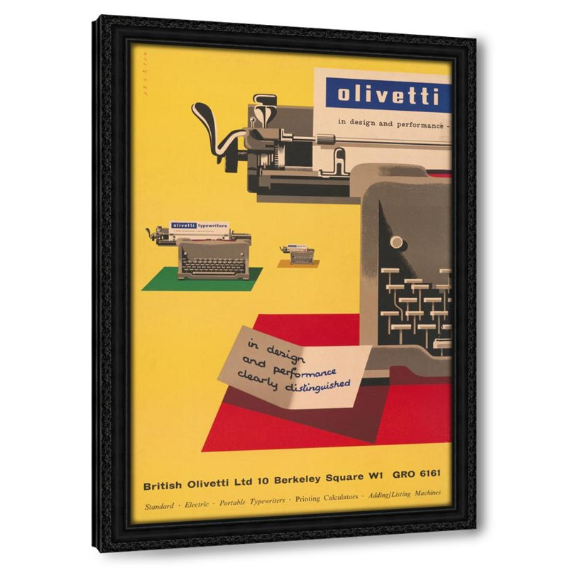 Olivetti, in design and performance (1950)