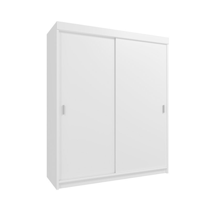 Armoire classique, Blanc, H 85 po x l 71 po x P 25 po