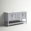 Ensemble de meuble-lavabo double l 60 po x P 22 po x H 34 po Scottsbluff-1094383948