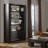Fisher Bookcase-Smoked Veneer-110560263