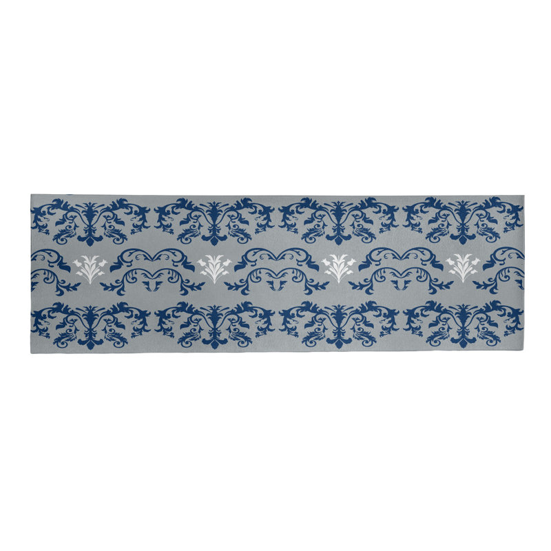 Tapis de couloir gris