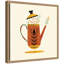 «Orange Kettle» par Amber Leaders, reproduction d'art sur toile encadrée