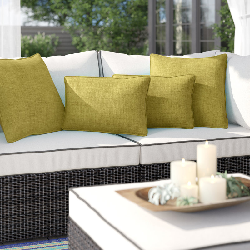  Outdoor Throw Pillow, Avocado