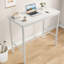 Table de bar rectangulaire à hauteur de comptoir avec pieds en métal, idéale pour divers espaces et rassemblements, offrant un support robuste et un assemblage facile