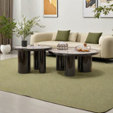 Minimalist Coffee Table with Terrazzo Top