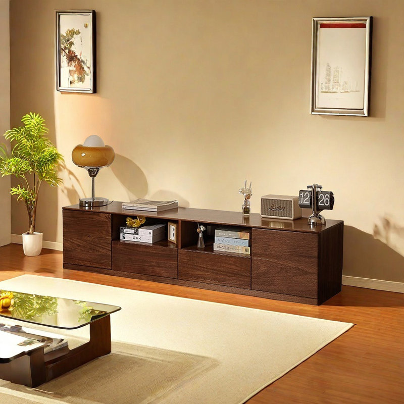 Simple modern style living room TV stand, 70.87"