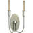  Concord 2-Light Indoor Polished Nickel Vanity Wall Mount Sconce No Shades