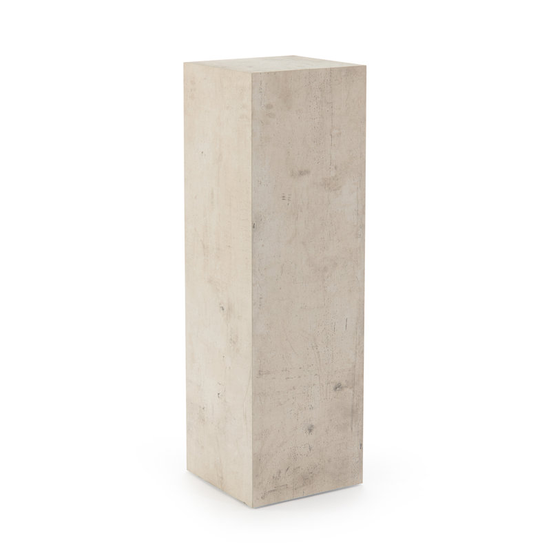 Support pour plante piédestal Loftus, H 41 po x L 11,75 po x p 11,75 po, Tiza Gesso
