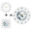 Horloge murale 12 po, 12 po