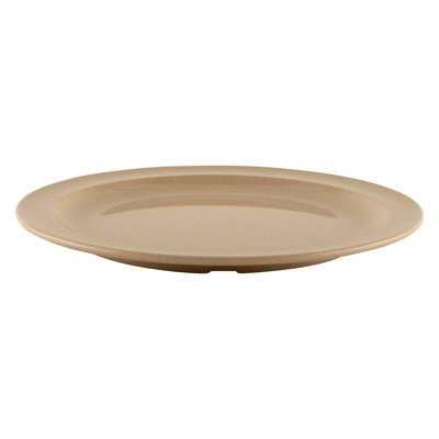 Assiettes plates en mélamine GET, 10,25 po, (ensemble de 12)