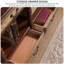 Bibliothèque rétro en bois vieilli-110373001