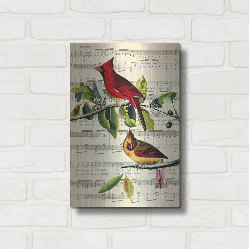 «The Cardinal Sings» par MASTERS, H 16 po x l 12 po