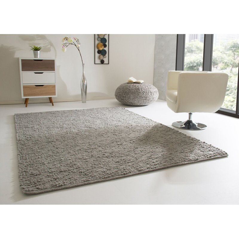 Natalie Wool Hand Woven Area Rug, Rectangular 170 x 240cm