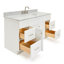 Ensemble de meuble-lavabo simple 61 po avec miroir Partham-70315860