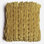 Jeté tissé en chenille doré Donna