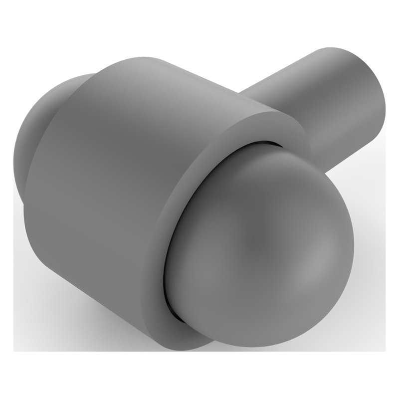 Poignée Ballenas, Gris mat