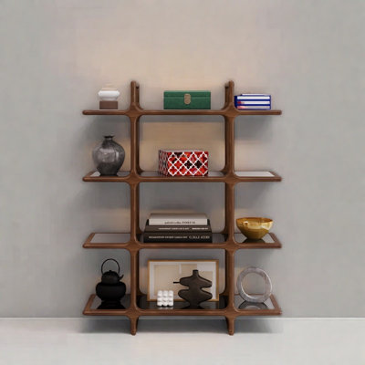 Bibliothèque élégante et élégante