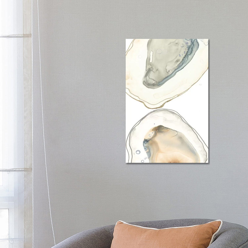 Ocean Oysters II by June Erica Vess - Wrapped Canvas Print, 66.04 cm H x 45.72 cm W