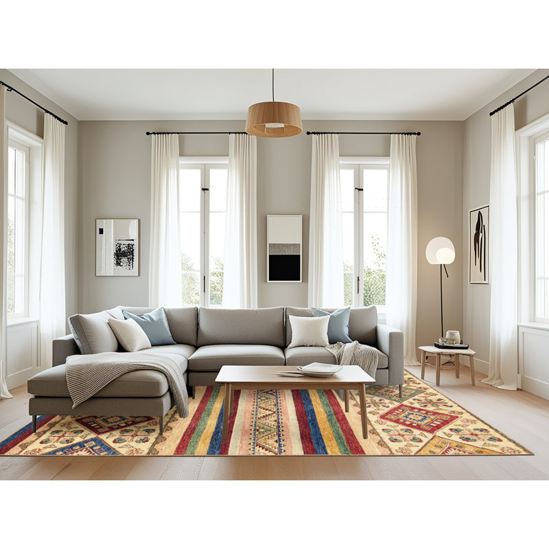 Tapis abstrait moderne 2880, Rectangle 8 pi x 10 pi
