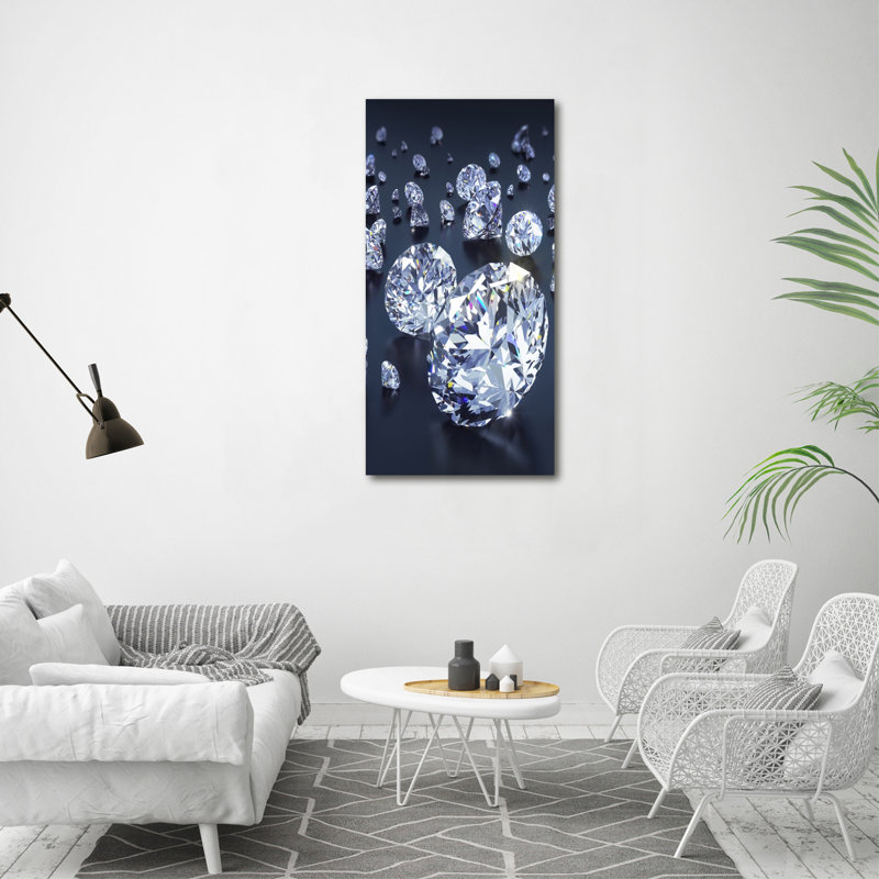 Diamonds - Wrapped Canvas Print