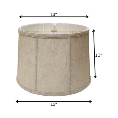 Linen Drum Lamp Shade