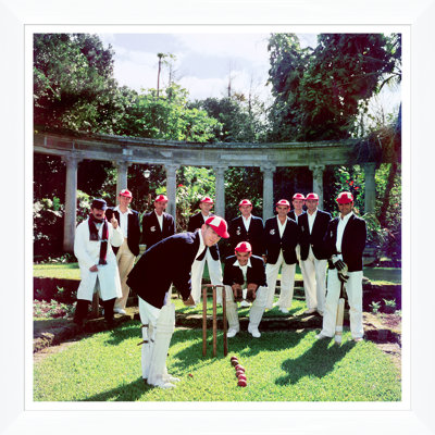 Dapper Cricketers Photographic Print by Slim Aarons