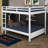 Queen Over Queen Size Bunk Bed, Bunk Bed Frame With Ladder And Guardrail For Kids Teens Adult, Maximize Space-2136094672