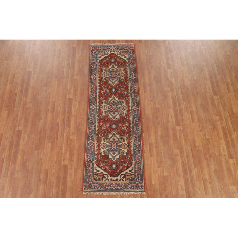 Tapis de couloir oriental géométrique 3x8