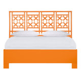 Lattice Back Platform Bed