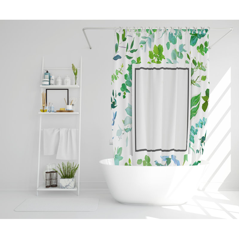 Retford Polyester Shower Curtain Set, 168cm H x 168cm W