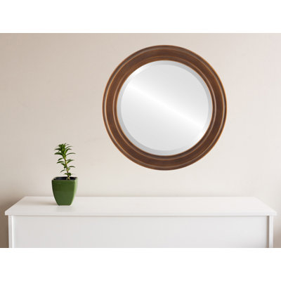 Wimbled Wood Flat Wall Mirror
