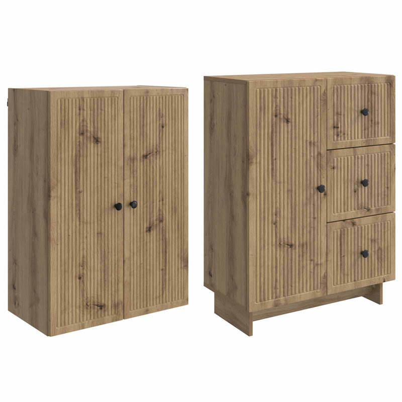 Storage Cabinet, Artisan Oak