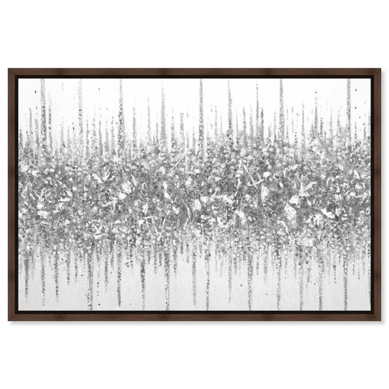 «Grey Lines Inspo», art moderne noir et blanc par Art Remedy, Cadre blanc, H 21 po x l 31 po