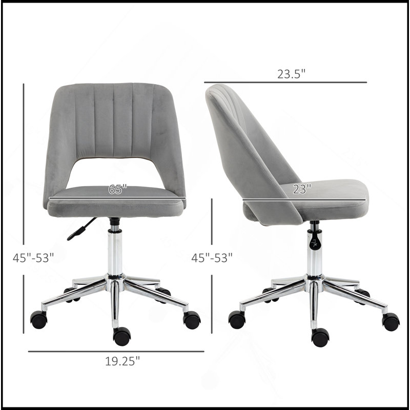 Chaise de bureau confortable et réglable pour de longues heures de travail, Gris