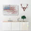Painted American Flag In Abstract - Wrapped Canvas Print-55310531