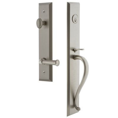 Fifth Avenue One-Piece Dummy Handleset with S Grip and Georgetown Lever