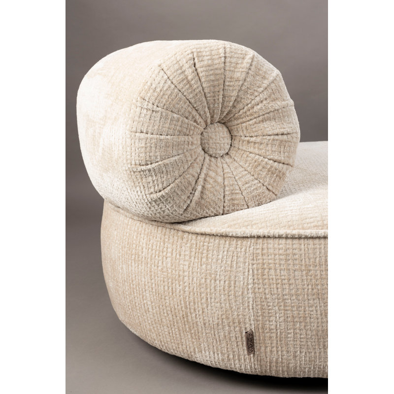 Tilbury Lounge Chair, Natural Beige Polyester