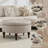 Ellersick Versatile Round Water-Resistant Linen Upholstered Storage Ottoman-2138734779