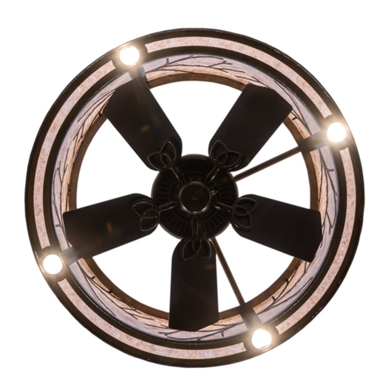 Branches LED Downrod Ceiling Fan